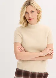 Pull en maille poilue, bonprix