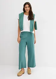 Pantalon raccourci en viscose mélangée, bonprix