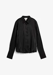 Chemisier en satin de viscose mélangée, bonprix