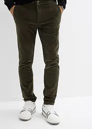 Pantalon jogger en velours côtelé extensible, Regular, bonprix