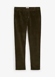 Pantalon jogger en velours côtelé extensible, Regular, bonprix