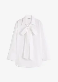 Chemisier à col lavallière 100 % coton, bonprix