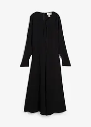 Robe midi à effet drapé, bonprix