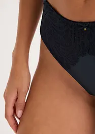 Lot de 2 strings Maxi en matière brillante, bonprix