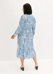 Robe longue en fine viscose mélangée, bonprix