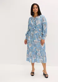Robe longue en fine viscose mélangée, bonprix