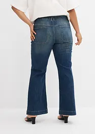Jean flare, taille mi-haute, bonprix