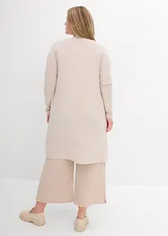 Gilet long et doux en viscose extensible, bonprix