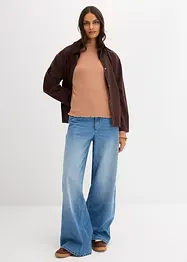 T-shirt côtelé 100% coton, bonprix