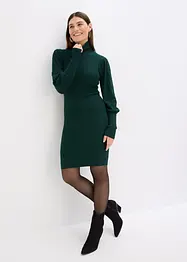 Robe en maille à col roulé, bonprix