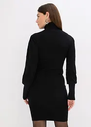 Robe en maille à col roulé, bonprix