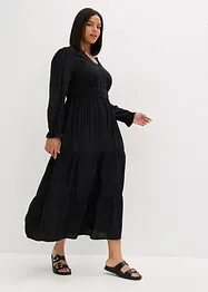 Robe longue avec dentelle, bonprix