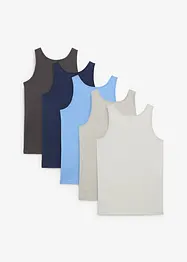 Lot de 5 débardeurs doux, bonprix