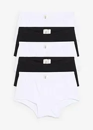 Lot de 5 boxers avec coton doux, bonprix