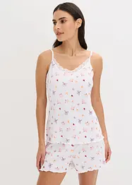 Pyjashort en matière côtelée, bonprix