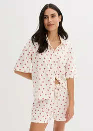 Pyjashort oversize en coton flammé, bonprix