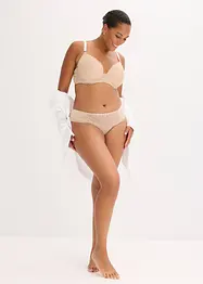 Soutien-gorge à coques et broderies florales, bonprix