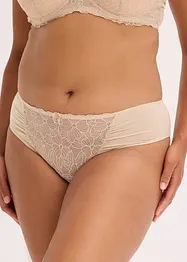 Slip brésilien à broderies florales, bonprix