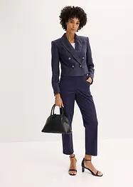 Pantalon en twill, fuselé, bonprix