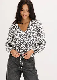 Blouse courte à fronces, bonprix