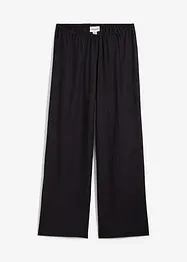 Pantalon texturé en viscose mélangée, bonprix