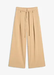 Pantalon à pinces et lien à nouer, bonprix