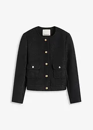 Blouson en maille bouclette douce, bonprix