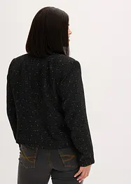 Blazer court en maille bouclette douce, bonprix