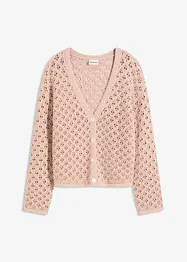 Gilet en maille ajourée, bonprix