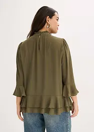 Tunique-blouse à volants, bonprix