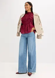 Blouse brodée, bonprix