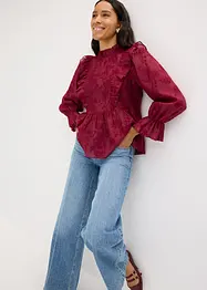 Blouse brodée, bonprix
