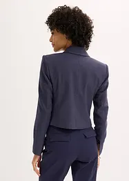 Blazer court et texturé à épaulettes, bonprix