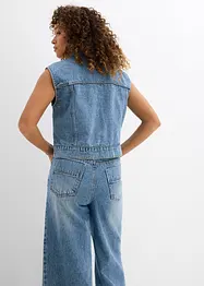 Gilet sans manches en jean, bonprix