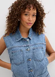 Gilet sans manches en jean, bonprix