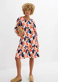 Robe-tunique en crêpe gaufré, bonprix