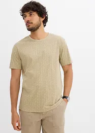 T-shirt 100% coton à l’imprimé minimaliste, bonprix