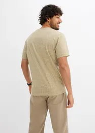 T-shirt 100% coton à l’imprimé minimaliste, bonprix