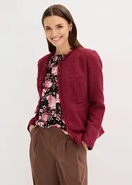 Veste en maille bouclette, bonprix