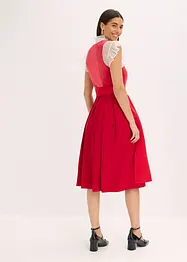 Dirndl avec velours, longueur midi (ens. 2 pces), bonprix