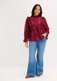 Blouse brodée, bonprix