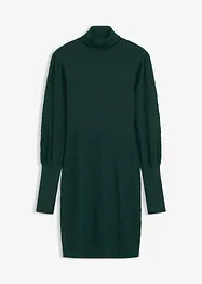 Robe en maille à col roulé, bonprix