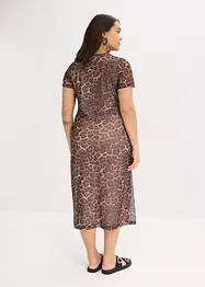 Robe midi en mesh doux, bonprix