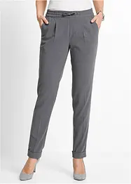 Pantalon avec taille entièrement élastiquée, bonprix