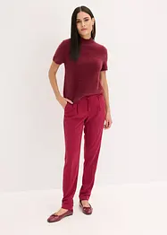 Pantalon avec taille entièrement élastiquée, bonprix