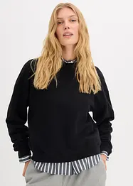 Sweat oversize court 100% coton, bonprix