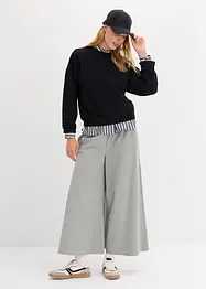 Sweat oversize court 100% coton, bonprix