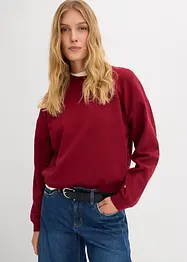Sweat oversize court 100% coton, bonprix