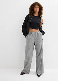 Lot de 2 crop tops ajustés, bonprix