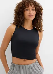 Lot de 2 crop tops ajustés, bonprix